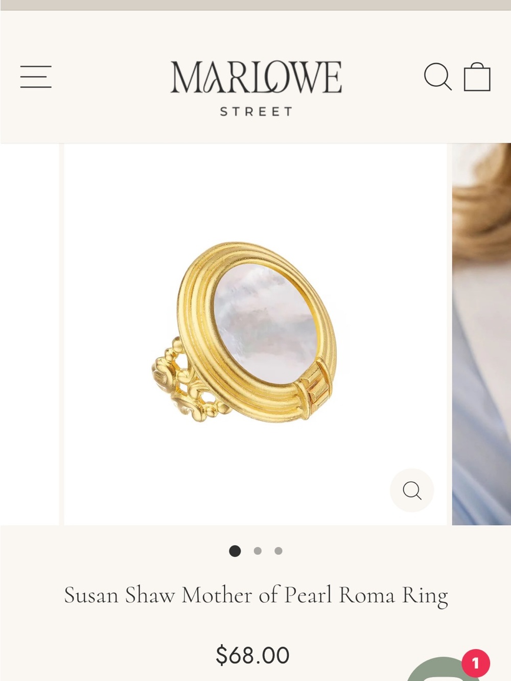Susan Shaw Roma Ring
